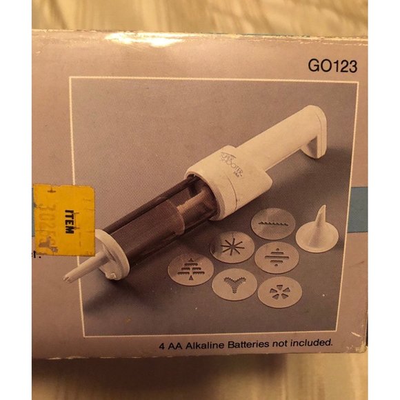 Proctor Silex Super Shooter Plus Cordless Cookie Press & Food Decorator G0123 - Picture 6 of 8